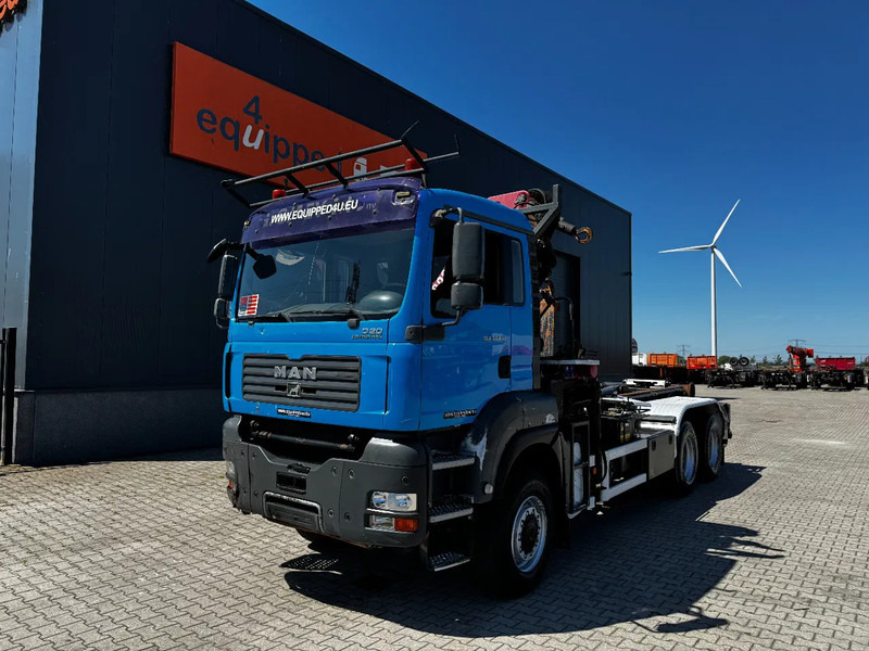 MAN TGA 33.430 6x6, HMF 1823 (B3) Crane + VDL HOOK, full spring, manual gearbox - شاحنة ذات خطاف, شاحنة كرين: صورة 1 MAN TGA 33.430 6x6, HMF 1823 (B3) Crane + VDL HOOK, full spring, manual gearbox - شاحنة ذات خطاف, شاحنة كرين: صورة 1