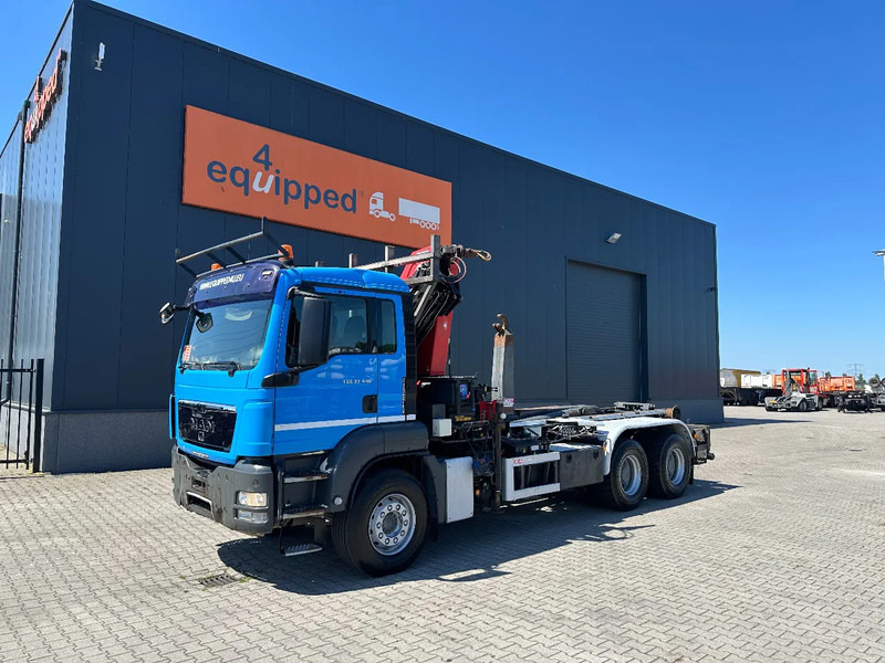 MAN TGS 33.440 6x4, EURO-5, HMF 2030 Crane + VDL HOOK, full spring, manual gearbox, MOT 03/2026 - شاحنة ذات خطاف, شاحنة كرين: صورة 4 MAN TGS 33.440 6x4, EURO-5, HMF 2030 Crane + VDL HOOK, full spring, manual gearbox, MOT 03/2026 - شاحنة ذات خطاف, شاحنة كرين: صورة 4