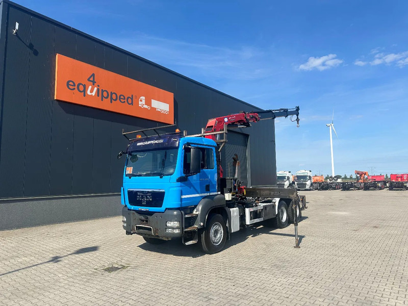MAN TGS 33.440 6x4, EURO-5, HMF 2030 Crane + VDL HOOK, full spring, manual gearbox, MOT 03/2026 - شاحنة ذات خطاف, شاحنة كرين: صورة 1 MAN TGS 33.440 6x4, EURO-5, HMF 2030 Crane + VDL HOOK, full spring, manual gearbox, MOT 03/2026 - شاحنة ذات خطاف, شاحنة كرين: صورة 1