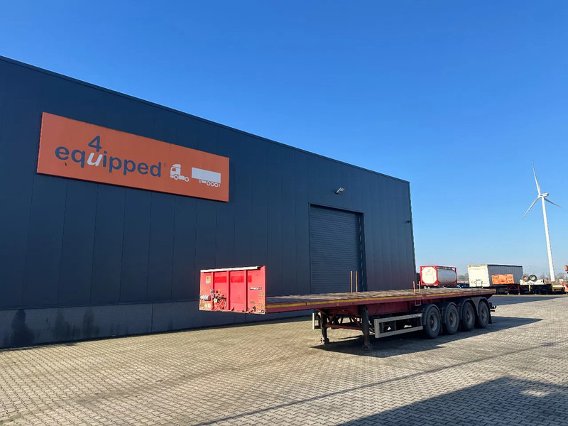 MOL 62 tons Ballast trailer, 4 axles, 2 steering axles, Belgium- trailer, 70% tyres - نصف مقطورة مسطحة: صورة 1 MOL 62 tons Ballast trailer, 4 axles, 2 steering axles, Belgium- trailer, 70% tyres - نصف مقطورة مسطحة: صورة 1