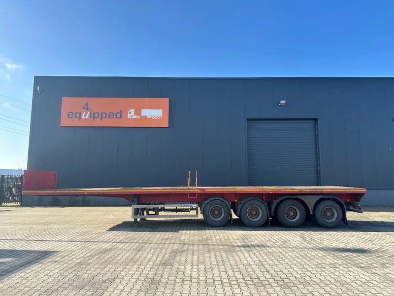 MOL 62 tons Ballast trailer, 4 axles, 2 steering axles, Belgium- trailer, 70% tyres - نصف مقطورة مسطحة: صورة 3 MOL 62 tons Ballast trailer, 4 axles, 2 steering axles, Belgium- trailer, 70% tyres - نصف مقطورة مسطحة: صورة 3