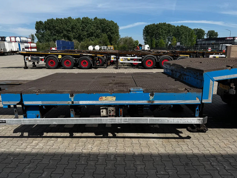 عربة منخفضة مسطحة نصف مقطورة Nooteboom OSD-48-03V lowloader, NL-trailer, APK: 06/2026, hydraulic ramps + platform, 370cm extendable, SAF + drum,: صورة 16