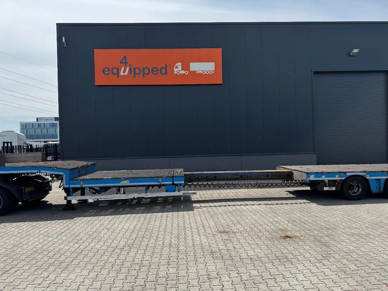 عربة منخفضة مسطحة نصف مقطورة Nooteboom OSD-48-03V lowloader, NL-trailer, APK: 06/2026, hydraulic ramps + platform, 370cm extendable, SAF + drum,: صورة 14