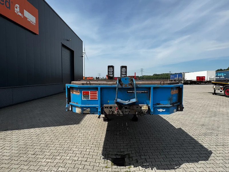 عربة منخفضة مسطحة نصف مقطورة Nooteboom OSD-48-03V lowloader, NL-trailer, APK: 06/2026, hydraulic ramps + platform, 370cm extendable, SAF + drum,: صورة 10