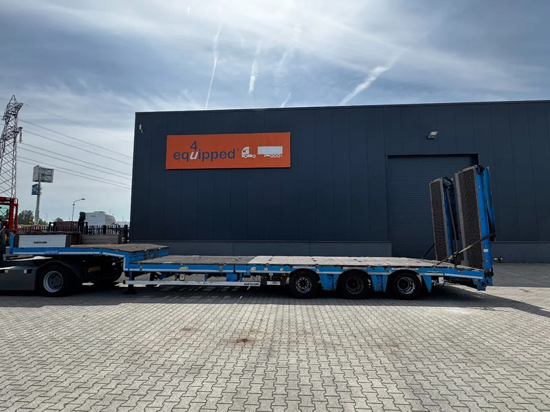 عربة منخفضة مسطحة نصف مقطورة Nooteboom OSD-48-03V lowloader, NL-trailer, APK: 06/2026, hydraulic ramps + platform, 370cm extendable, SAF + drum,: صورة 6