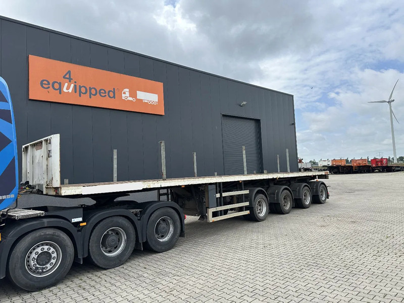 Nooteboom OVB-73-04, 73 tons Ballast trailer, 4 axles, 3 hydraulic steering axles, 75% tyres, MOT 03/2026 - نصف مقطورة مسطحة: صورة 1 Nooteboom OVB-73-04, 73 tons Ballast trailer, 4 axles, 3 hydraulic steering axles, 75% tyres, MOT 03/2026 - نصف مقطورة مسطحة: صورة 1