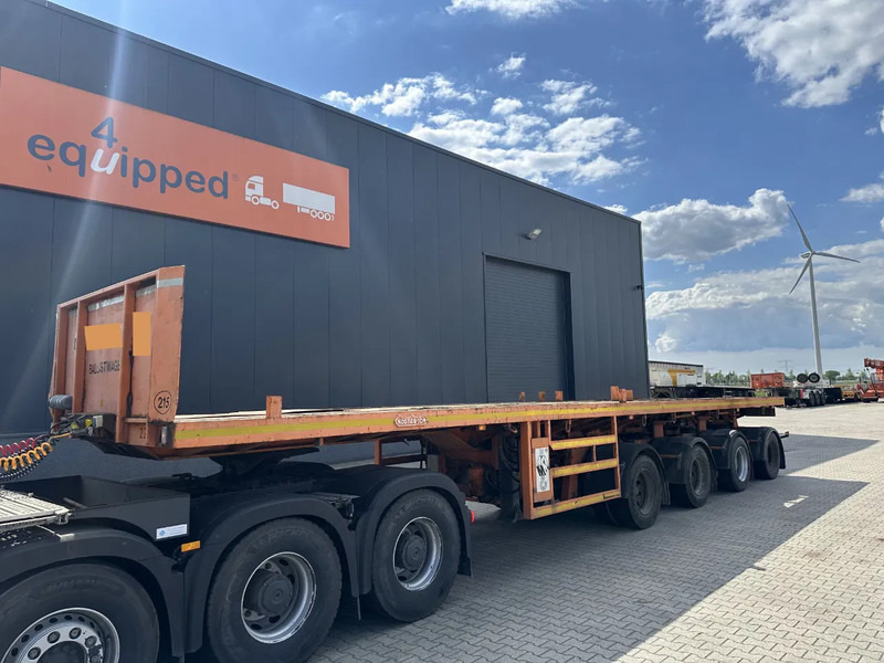 Nooteboom OVB-73-04, 73 tons Ballast trailer, 4 axles, 3 hydraulic steering axles, MOT 12/2025 - نصف مقطورة مسطحة: صورة 1 Nooteboom OVB-73-04, 73 tons Ballast trailer, 4 axles, 3 hydraulic steering axles, MOT 12/2025 - نصف مقطورة مسطحة: صورة 1