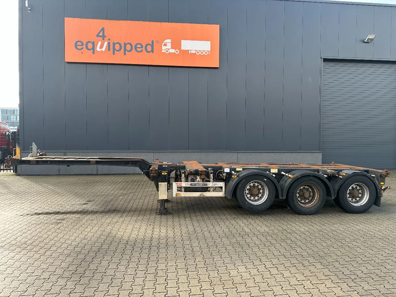 Pacton 45FT HC multi (3x extendable) / liftaxle / BPW drum / NL-chassis - نصف مقطورة لنقل الحاويات: صورة 4 Pacton 45FT HC multi (3x extendable) / liftaxle / BPW drum / NL-chassis - نصف مقطورة لنقل الحاويات: صورة 4