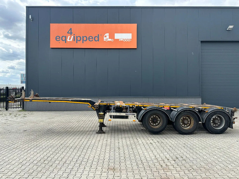 Pacton FLEX XL 45FT HC multi (2x extendable), liftaxle, SAF + DRUM, NL-chassis - نصف مقطورة لنقل الحاويات: صورة 4 Pacton FLEX XL 45FT HC multi (2x extendable), liftaxle, SAF + DRUM, NL-chassis - نصف مقطورة لنقل الحاويات: صورة 4