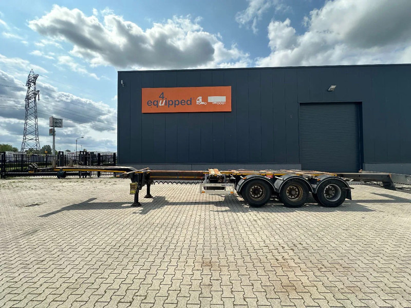 Pacton FLEX XL 45FT HC multi (2x extendable), liftaxle, SAF + DRUM, NL-chassis - نصف مقطورة لنقل الحاويات: صورة 3 Pacton FLEX XL 45FT HC multi (2x extendable), liftaxle, SAF + DRUM, NL-chassis - نصف مقطورة لنقل الحاويات: صورة 3