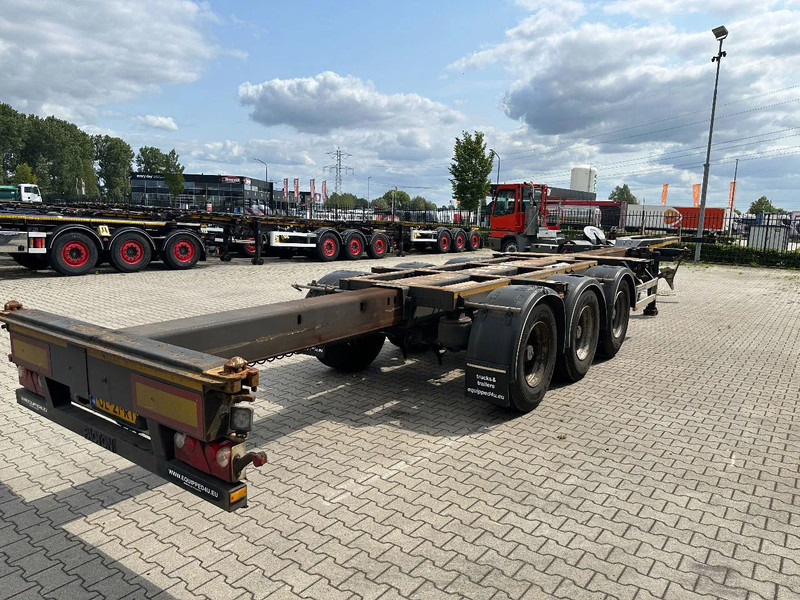 Pacton FLEX XL 45FT HC multi (2x extendable), liftaxle, SAF + DRUM, NL-chassis - نصف مقطورة لنقل الحاويات: صورة 5 Pacton FLEX XL 45FT HC multi (2x extendable), liftaxle, SAF + DRUM, NL-chassis - نصف مقطورة لنقل الحاويات: صورة 5