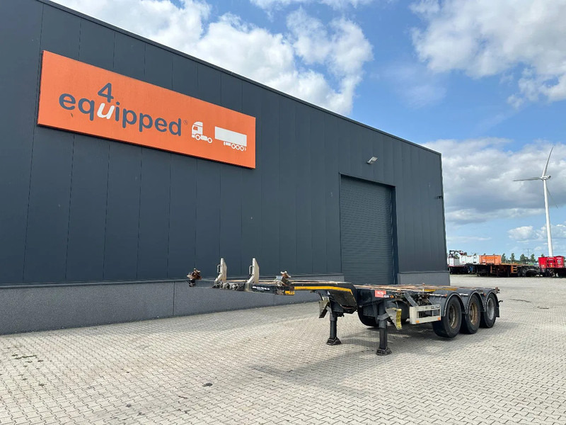 Pacton FLEX XL 45FT HC multi (2x extendable), liftaxle, SAF + DRUM, NL-chassis - نصف مقطورة لنقل الحاويات: صورة 2 Pacton FLEX XL 45FT HC multi (2x extendable), liftaxle, SAF + DRUM, NL-chassis - نصف مقطورة لنقل الحاويات: صورة 2