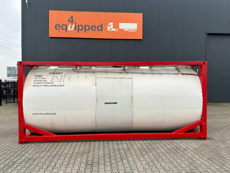 SINGAMAS 20FT ISO, 26.000L/1-COMP/3 BAFFELS/3 manholes, 5Y: 08-2027, L4BN, T11 - صهريج حاوية: صورة 2 SINGAMAS 20FT ISO, 26.000L/1-COMP/3 BAFFELS/3 manholes, 5Y: 08-2027, L4BN, T11 - صهريج حاوية: صورة 2