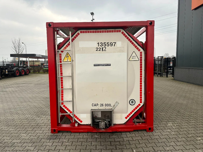 SINGAMAS 20FT ISO, 26.000L/1-COMP/3 BAFFELS/3 manholes, 5Y: 08-2027, L4BN, T11 - صهريج حاوية: صورة 5 SINGAMAS 20FT ISO, 26.000L/1-COMP/3 BAFFELS/3 manholes, 5Y: 08-2027, L4BN, T11 - صهريج حاوية: صورة 5