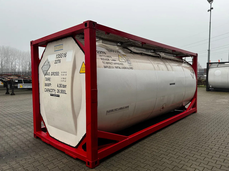 SINGAMAS 20FT ISO, 26.000L/1-COMP/3 BAFFELS/3 manholes, 5Y inspection: 07/2027 - خزان تخزين: صورة 5 SINGAMAS 20FT ISO, 26.000L/1-COMP/3 BAFFELS/3 manholes, 5Y inspection: 07/2027 - خزان تخزين: صورة 5
