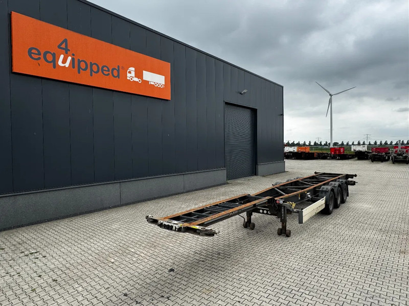 Schmitz Cargobull 45FT HC, Leergewicht: 4.240kg, BPW+Trommel, NL-Chassis - نصف مقطورة لنقل الحاويات: صورة 1 Schmitz Cargobull 45FT HC, Leergewicht: 4.240kg, BPW+Trommel, NL-Chassis - نصف مقطورة لنقل الحاويات: صورة 1