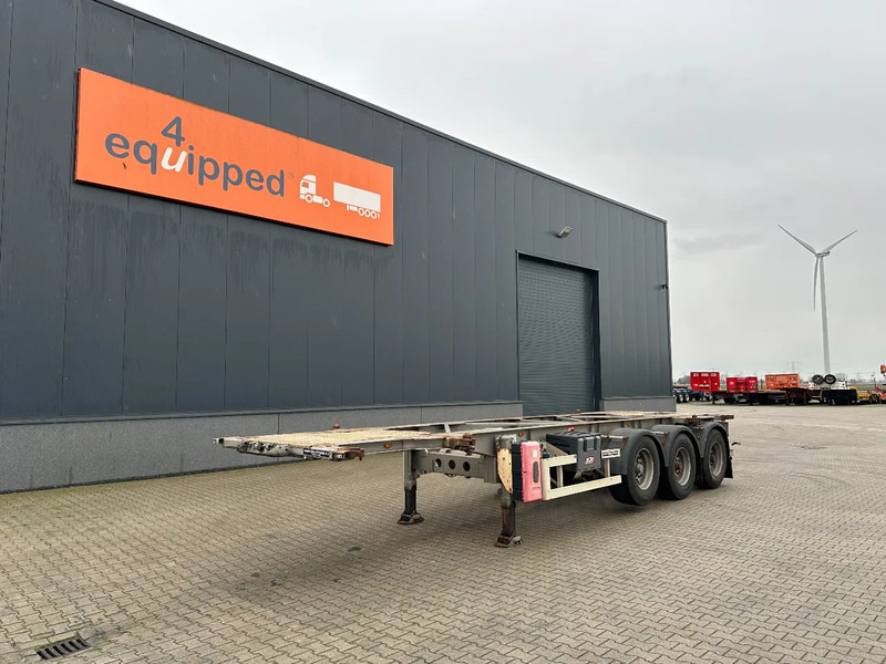 TURBO'S HOET 20FT/30FT, ADR (FL, AT), ALCOA, galvanized, BPW+DISC, liftaxle - نصف مقطورة لنقل الحاويات: صورة 1 TURBO'S HOET 20FT/30FT, ADR (FL, AT), ALCOA, galvanized, BPW+DISC, liftaxle - نصف مقطورة لنقل الحاويات: صورة 1