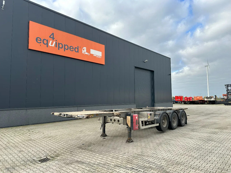 TURBO'S HOET 20FT/30FT, ADR (FL, AT, OX), empty weight: 3.720kg, ALCOA, galvanized, BPW+DISC, liftaxle - نصف مقطورة لنقل الحاويات: صورة 1 TURBO'S HOET 20FT/30FT, ADR (FL, AT, OX), empty weight: 3.720kg, ALCOA, galvanized, BPW+DISC, liftaxle - نصف مقطورة لنقل الحاويات: صورة 1