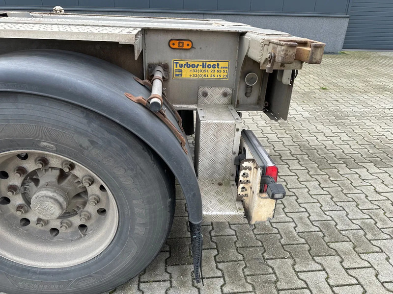 نصف مقطورة لنقل الحاويات TURBO'S HOET 20FT/30FT, ADR (FL, AT, OX), empty weight: 3.720kg, ALCOA, galvanized, BPW+DISC, liftaxle: صورة 13