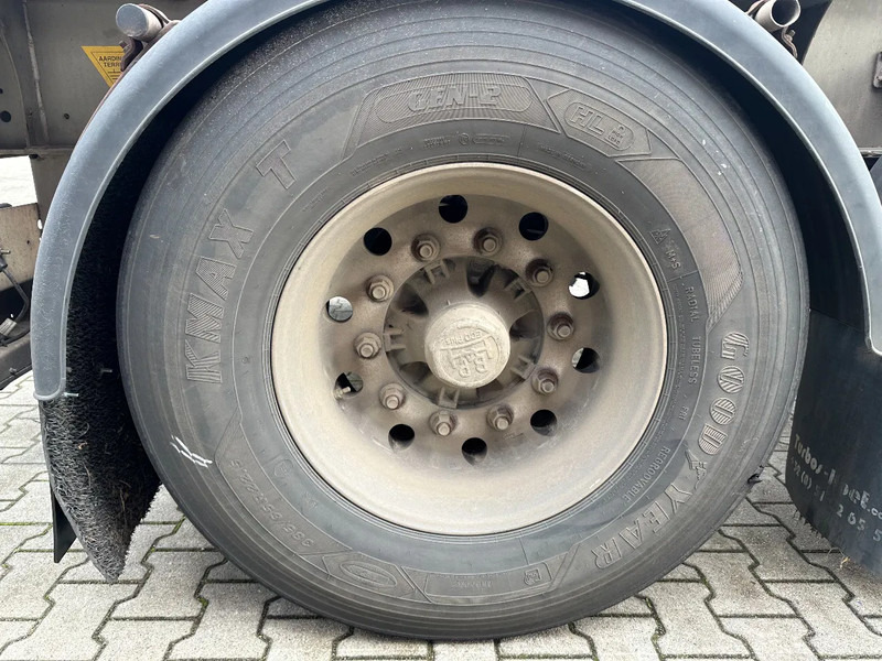 نصف مقطورة لنقل الحاويات TURBO'S HOET 20FT/30FT, ADR (FL, AT, OX), empty weight: 3.720kg, ALCOA, galvanized, BPW+DISC, liftaxle: صورة 15