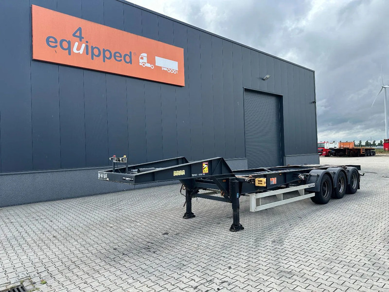 TURBOS HOET Turbo's Hoet 20FT HC GOOSENECK ADR CHASSIS / BPW + DISC / ADR (FL, AT, OX) / NL-trailer / APK / 2x available - نصف مقطورة لنقل الحاويات: صورة 1 TURBOS HOET Turbo's Hoet 20FT HC GOOSENECK ADR CHASSIS / BPW + DISC / ADR (FL, AT, OX) / NL-trailer / APK / 2x available - نصف مقطورة لنقل الحاويات: صورة 1