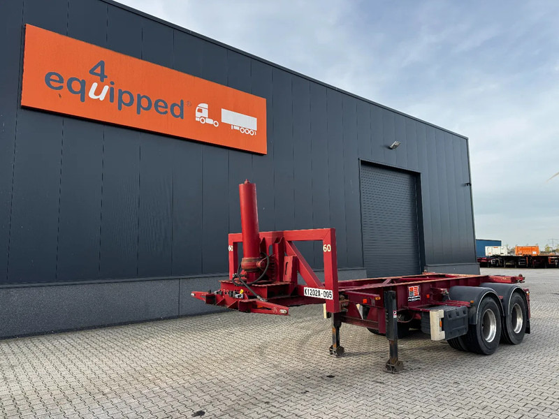 Van Hool 2 AXLE 20FT TIPPING-CHASSIS / TWIN-TIRES / BPW + DISC / ALCOA - نصف مقطورة لنقل الحاويات: صورة 1 Van Hool 2 AXLE 20FT TIPPING-CHASSIS / TWIN-TIRES / BPW + DISC / ALCOA - نصف مقطورة لنقل الحاويات: صورة 1