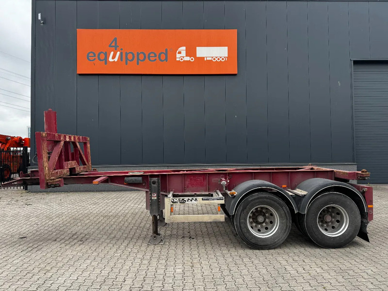 Van Hool 2 AXLE 20FT TIPPING-CHASSIS, TWIN-TIRES, BPW + DRUM, ALCOA - نصف مقطورة لنقل الحاويات: صورة 2 Van Hool 2 AXLE 20FT TIPPING-CHASSIS, TWIN-TIRES, BPW + DRUM, ALCOA - نصف مقطورة لنقل الحاويات: صورة 2