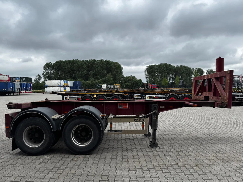 Van Hool 2 AXLE 20FT TIPPING-CHASSIS, TWIN-TIRES, BPW + DRUM, ALCOA - نصف مقطورة لنقل الحاويات: صورة 3 Van Hool 2 AXLE 20FT TIPPING-CHASSIS, TWIN-TIRES, BPW + DRUM, ALCOA - نصف مقطورة لنقل الحاويات: صورة 3