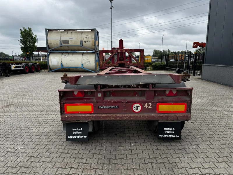 Van Hool 2 AXLE 20FT TIPPING-CHASSIS, TWIN-TIRES, BPW + DRUM, ALCOA - نصف مقطورة لنقل الحاويات: صورة 5 Van Hool 2 AXLE 20FT TIPPING-CHASSIS, TWIN-TIRES, BPW + DRUM, ALCOA - نصف مقطورة لنقل الحاويات: صورة 5