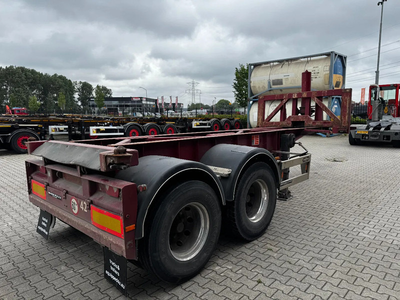 Van Hool 2 AXLE 20FT TIPPING-CHASSIS, TWIN-TIRES, BPW + DRUM, ALCOA - نصف مقطورة لنقل الحاويات: صورة 4 Van Hool 2 AXLE 20FT TIPPING-CHASSIS, TWIN-TIRES, BPW + DRUM, ALCOA - نصف مقطورة لنقل الحاويات: صورة 4