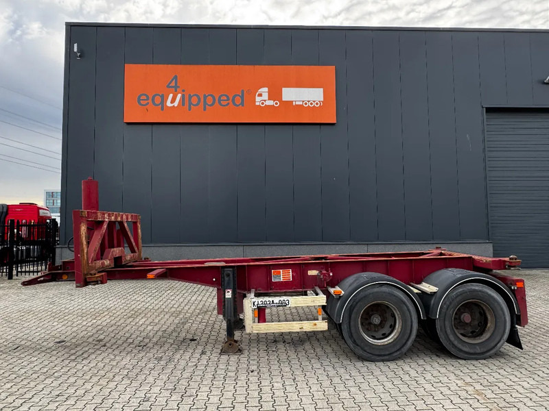 Van Hool 2 AXLE 20FT TIPPING-CHASSIS, TWIN-TIRES, BPW + DRUM - نصف مقطورة لنقل الحاويات: صورة 3 Van Hool 2 AXLE 20FT TIPPING-CHASSIS, TWIN-TIRES, BPW + DRUM - نصف مقطورة لنقل الحاويات: صورة 3