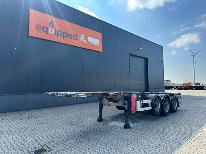 Van Hool 20FT/30FT, ADR (EX/II, EX/III, FL, OX, AT), BPW + drum, ALCOA, galvanized, liftaxle, NL-Chassis - نصف مقطورة لنقل الحاويات: صورة 1 Van Hool 20FT/30FT, ADR (EX/II, EX/III, FL, OX, AT), BPW + drum, ALCOA, galvanized, liftaxle, NL-Chassis - نصف مقطورة لنقل الحاويات: صورة 1