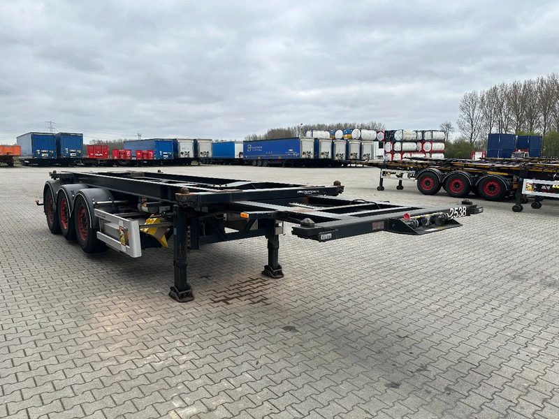 Van Hool 20FT Tipping-chassis, ADR (EX/II, EX/III, FL, AT, OX), SAF, 2 liftaxles - نصف مقطورة لنقل الحاويات: صورة 5 Van Hool 20FT Tipping-chassis, ADR (EX/II, EX/III, FL, AT, OX), SAF, 2 liftaxles - نصف مقطورة لنقل الحاويات: صورة 5