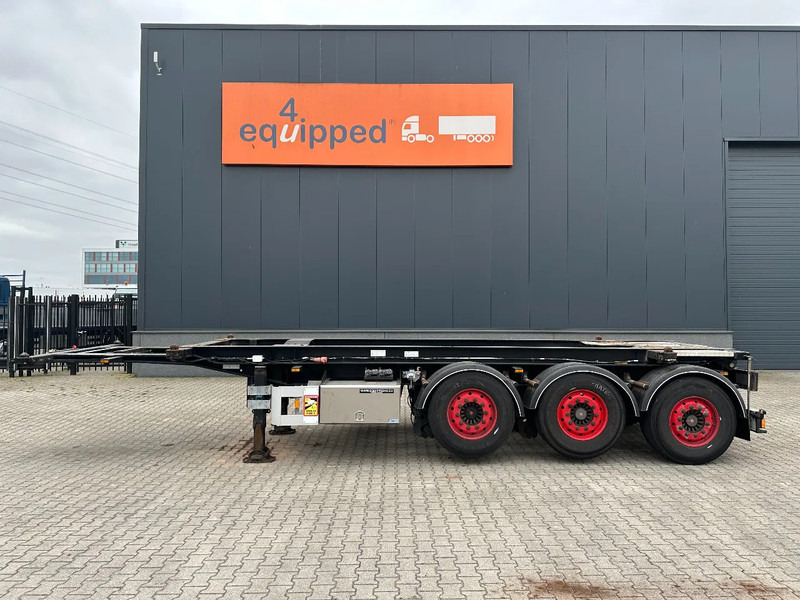 Van Hool 20FT Tipping-chassis, ADR (EX/II, EX/III, FL, AT, OX), SAF, 2 liftaxles - نصف مقطورة لنقل الحاويات: صورة 3 Van Hool 20FT Tipping-chassis, ADR (EX/II, EX/III, FL, AT, OX), SAF, 2 liftaxles - نصف مقطورة لنقل الحاويات: صورة 3