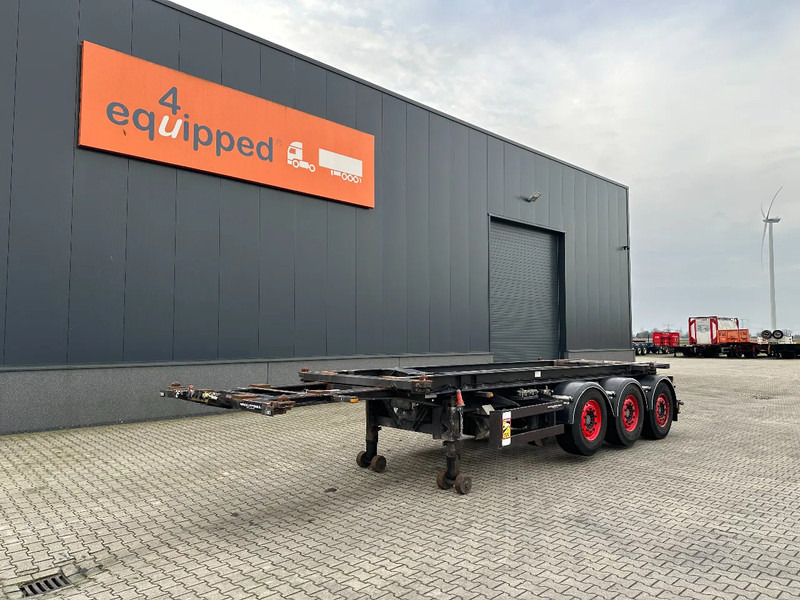 Van Hool 20FT Tipping-chassis, ADR (EX/II, EX/III, FL, AT), SAF + DISC, 2 liftaxles - نصف مقطورة لنقل الحاويات: صورة 2 Van Hool 20FT Tipping-chassis, ADR (EX/II, EX/III, FL, AT), SAF + DISC, 2 liftaxles - نصف مقطورة لنقل الحاويات: صورة 2