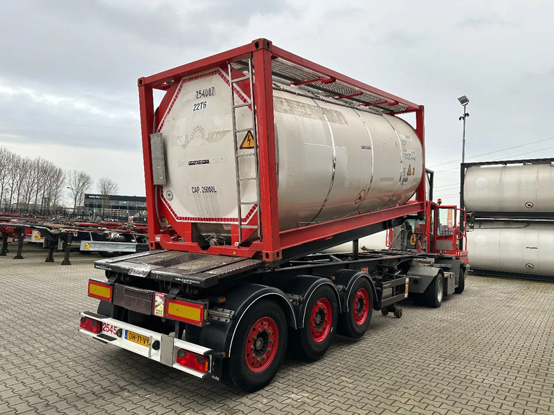 Van Hool 20FT Tipping-chassis, ADR (EX/II, EX/III, FL, AT), SAF + DISC, 2 liftaxles - نصف مقطورة لنقل الحاويات: صورة 5 Van Hool 20FT Tipping-chassis, ADR (EX/II, EX/III, FL, AT), SAF + DISC, 2 liftaxles - نصف مقطورة لنقل الحاويات: صورة 5