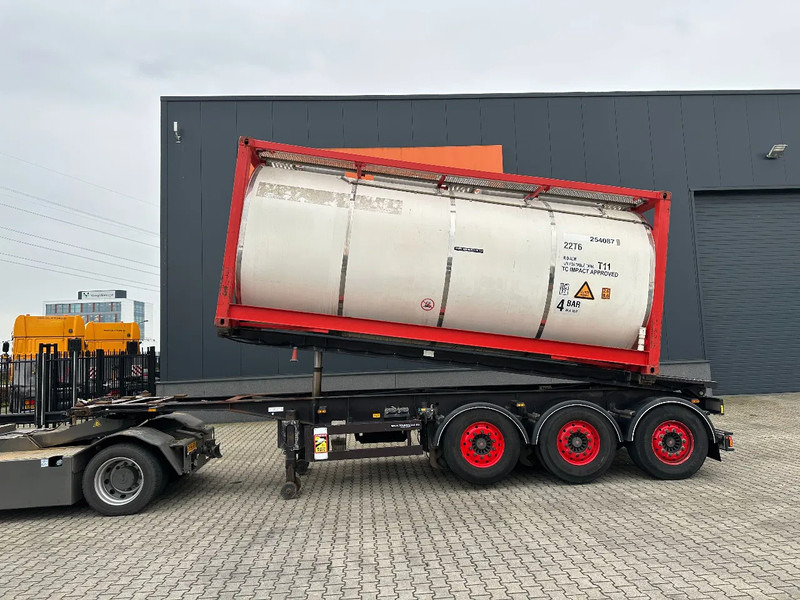 Van Hool 20FT Tipping-chassis, ADR (EX/II, EX/III, FL, AT), SAF + DISC, 2 liftaxles - نصف مقطورة لنقل الحاويات: صورة 3 Van Hool 20FT Tipping-chassis, ADR (EX/II, EX/III, FL, AT), SAF + DISC, 2 liftaxles - نصف مقطورة لنقل الحاويات: صورة 3