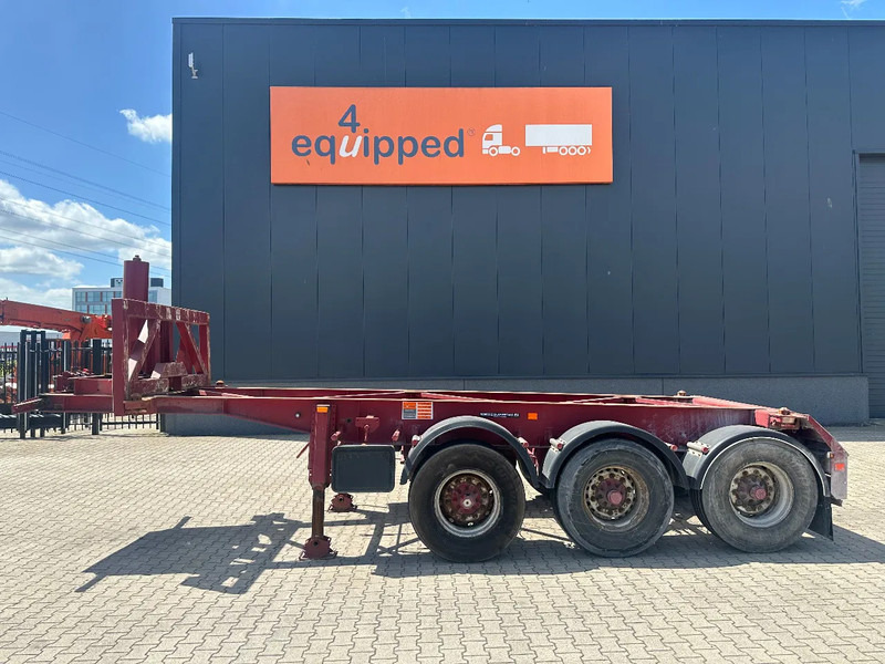 Van Hool 3 AXLE 20FT TIPPING-CHASSIS, BPW + DRUMBRAKES - نصف مقطورة لنقل الحاويات: صورة 2 Van Hool 3 AXLE 20FT TIPPING-CHASSIS, BPW + DRUMBRAKES - نصف مقطورة لنقل الحاويات: صورة 2
