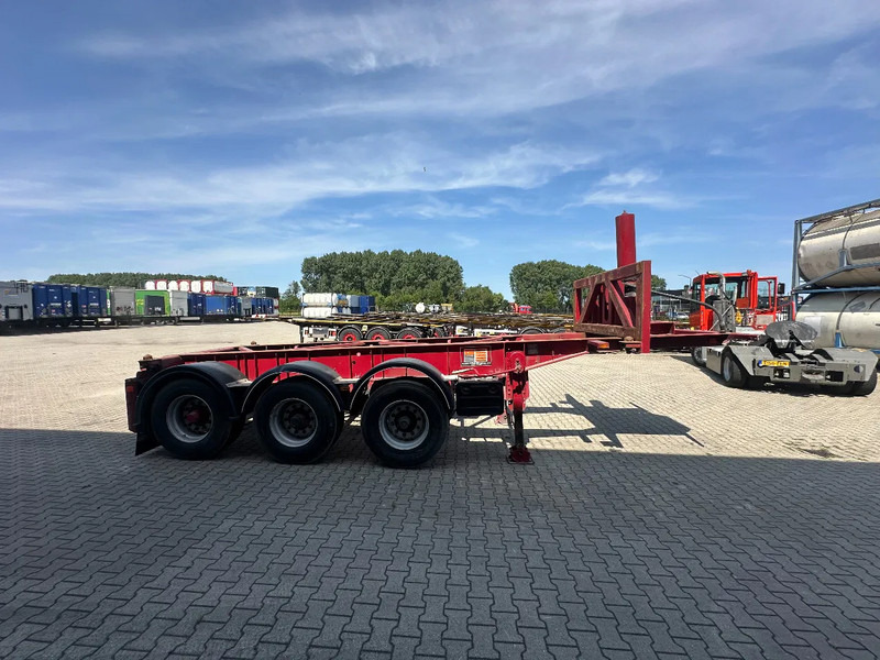 Van Hool 3 AXLE 20FT TIPPING-CHASSIS, BPW + disc, liftaxle, steering axle, BROKEN HYVA-CYLINDER - نصف مقطورة لنقل الحاويات: صورة 3 Van Hool 3 AXLE 20FT TIPPING-CHASSIS, BPW + disc, liftaxle, steering axle, BROKEN HYVA-CYLINDER - نصف مقطورة لنقل الحاويات: صورة 3