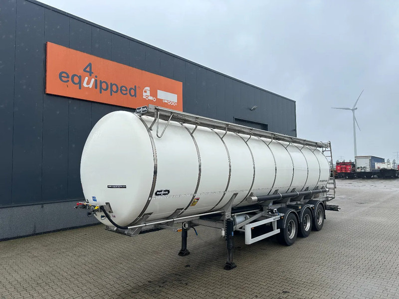 Van Hool FOOD / 39.000L / 3-COMP / ADR-attest (AT, FL) / NL-trailer / APK: 04/2026 - نصف مقطورة صهريج: صورة 1 Van Hool FOOD / 39.000L / 3-COMP / ADR-attest (AT, FL) / NL-trailer / APK: 04/2026 - نصف مقطورة صهريج: صورة 1