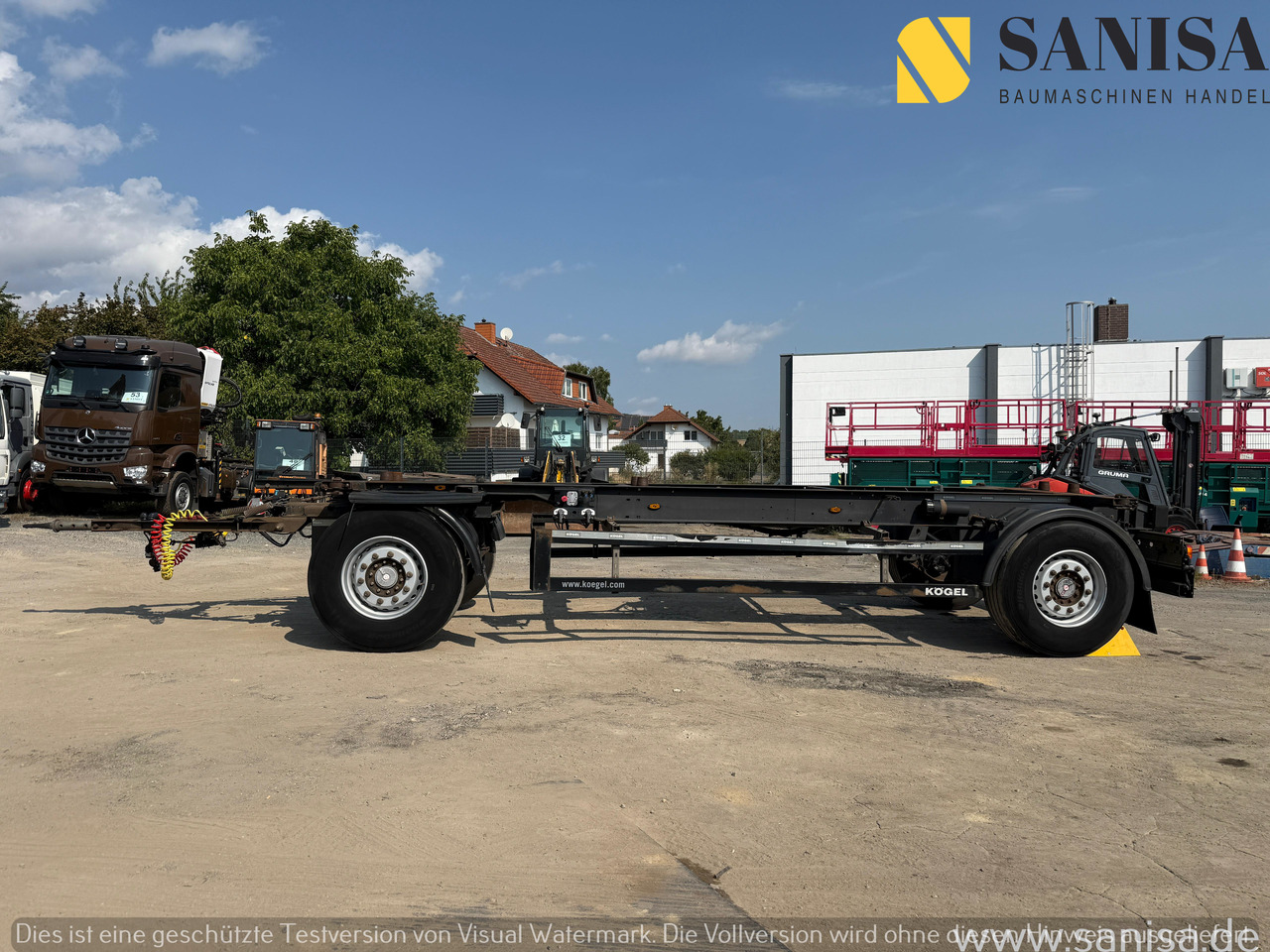 KÖGEL AW18/Wechselfahrgestell/BDF/Pneumatik - مقطورة هيكل: صورة 2 KÖGEL AW18/Wechselfahrgestell/BDF/Pneumatik - مقطورة هيكل: صورة 2