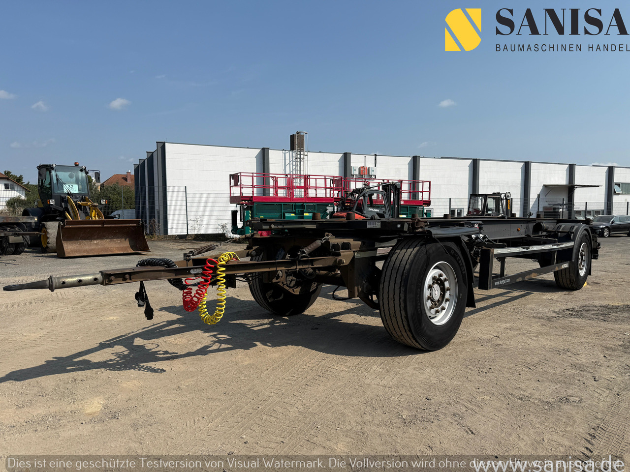 KÖGEL AW18/Wechselfahrgestell/BDF/Pneumatik - مقطورة هيكل: صورة 1 KÖGEL AW18/Wechselfahrgestell/BDF/Pneumatik - مقطورة هيكل: صورة 1