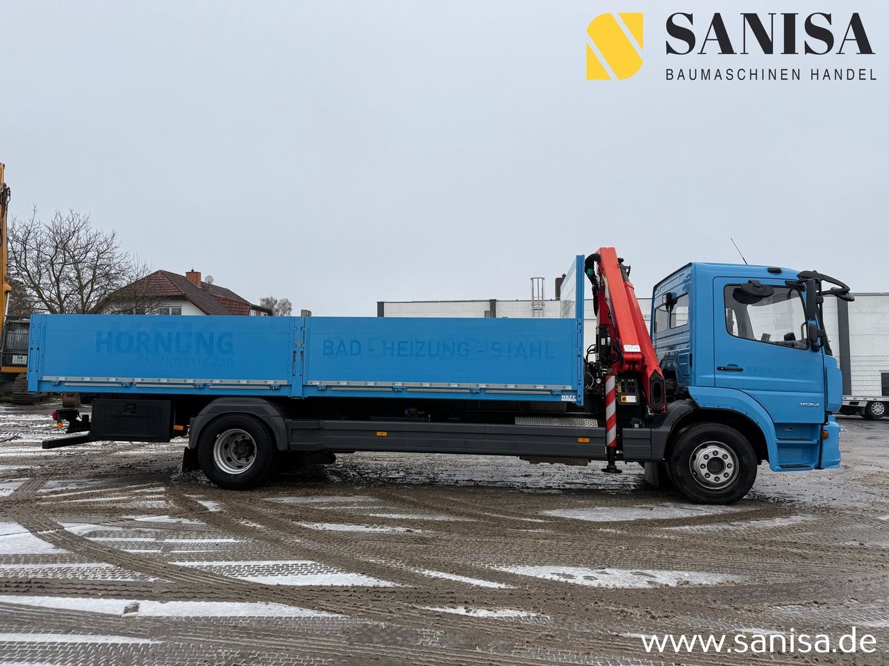 MERCEDES-BENZ Atego 1524/Palfinger PK 9.501/Funk - شاحنات مسطحة, شاحنة كرين: صورة 2 MERCEDES-BENZ Atego 1524/Palfinger PK 9.501/Funk - شاحنات مسطحة, شاحنة كرين: صورة 2