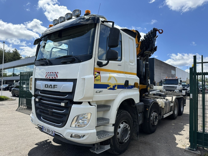 DAF CF 480 8x4 HOOKLIFT + CRANE (19m!) EFFER 205 / 6S + WINCH - RETARDER - *165.000km* - VERY NICE - شاحنة كرين: صورة 3 DAF CF 480 8x4 HOOKLIFT + CRANE (19m!) EFFER 205 / 6S + WINCH - RETARDER - *165.000km* - VERY NICE - شاحنة كرين: صورة 3