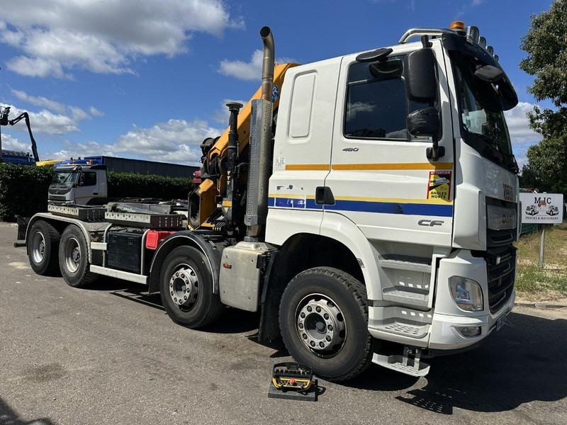 DAF CF 480 8x4 HOOKLIFT + CRANE (19m!) EFFER 205 / 6S + WINCH - RETARDER - *165.000km* - VERY NICE - شاحنة ذات خطاف, شاحنة كرين: صورة 2 DAF CF 480 8x4 HOOKLIFT + CRANE (19m!) EFFER 205 / 6S + WINCH - RETARDER - *165.000km* - VERY NICE - شاحنة ذات خطاف, شاحنة كرين: صورة 2