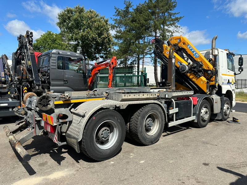 DAF CF 480 8x4 HOOKLIFT + CRANE (19m!) EFFER 205 / 6S + WINCH - RETARDER - *165.000km* - VERY NICE - شاحنة ذات خطاف, شاحنة كرين: صورة 4 DAF CF 480 8x4 HOOKLIFT + CRANE (19m!) EFFER 205 / 6S + WINCH - RETARDER - *165.000km* - VERY NICE - شاحنة ذات خطاف, شاحنة كرين: صورة 4