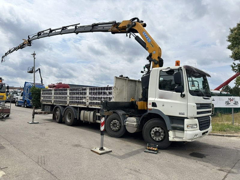 DAF CF 85.360 8x2 + CRANE (25m!) EFFER 305 6S + JIB 4S + ROTATOR - PLATORM 7m60 - LIFT + STEERING AXLE - EURO 5 - BE - شاحنة كرين: صورة 1 DAF CF 85.360 8x2 + CRANE (25m!) EFFER 305 6S + JIB 4S + ROTATOR - PLATORM 7m60 - LIFT + STEERING AXLE - EURO 5 - BE - شاحنة كرين: صورة 1