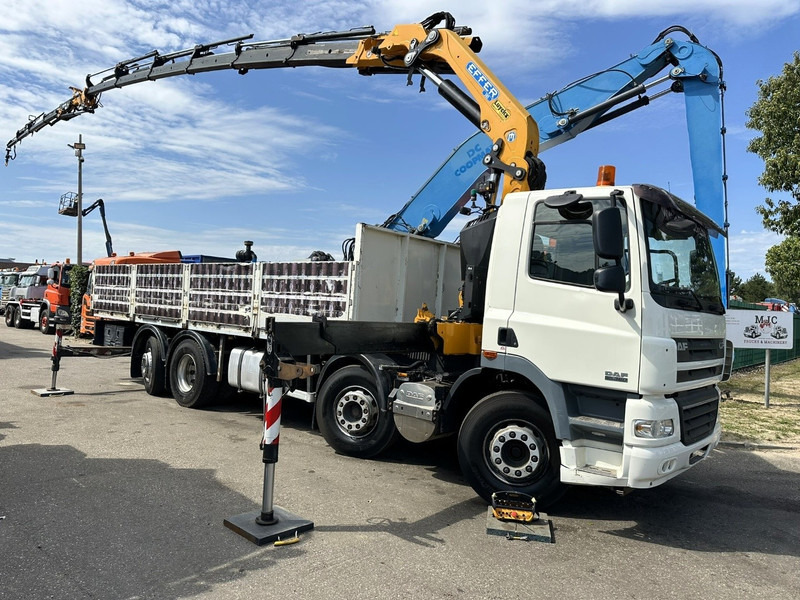 DAF CF 85.360 8x2 + CRANE (25m!) EFFER 305 6S + JIB 4S + ROTATOR - PLATORM 7m60 - LIFT + STEERING AXLE - EURO 5 - BE - شاحنات مسطحة, شاحنة كرين: صورة 2 DAF CF 85.360 8x2 + CRANE (25m!) EFFER 305 6S + JIB 4S + ROTATOR - PLATORM 7m60 - LIFT + STEERING AXLE - EURO 5 - BE - شاحنات مسطحة, شاحنة كرين: صورة 2