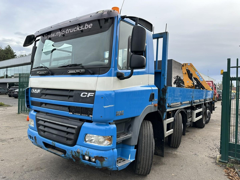 DAF CF 85.360 8x2 PLATFORM 7m35 + CRANE EFFER 165-3S + RADIO - MANUAL GEARBOX ZF - EURO 5 - BE TRUCK - شاحنة كرين: صورة 4 DAF CF 85.360 8x2 PLATFORM 7m35 + CRANE EFFER 165-3S + RADIO - MANUAL GEARBOX ZF - EURO 5 - BE TRUCK - شاحنة كرين: صورة 4