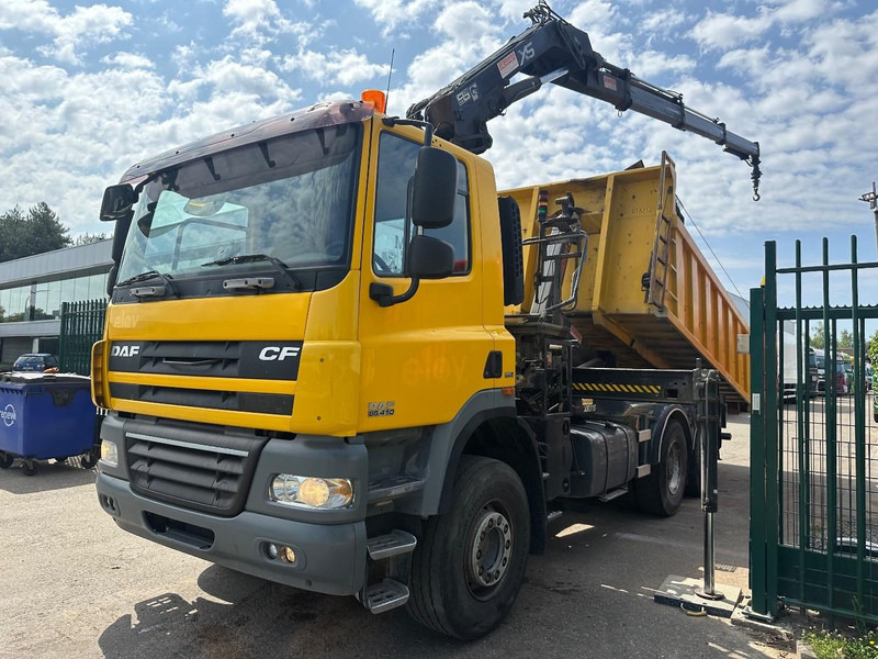 DAF CF 85.410 6X4 21T HOOKLIFT + CRANE HIAB 166-3 HIPRO + ROTATOR - 5/6F - RETARDER - TÜV 10/2025 - EURO 5 - BE TRUCK - شاحنة ذات خطاف, شاحنة كرين: صورة 4 DAF CF 85.410 6X4 21T HOOKLIFT + CRANE HIAB 166-3 HIPRO + ROTATOR - 5/6F - RETARDER - TÜV 10/2025 - EURO 5 - BE TRUCK - شاحنة ذات خطاف, شاحنة كرين: صورة 4
